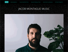 Tablet Screenshot of jacobmontaguemusic.com